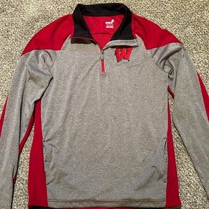 Wisconsin half zip